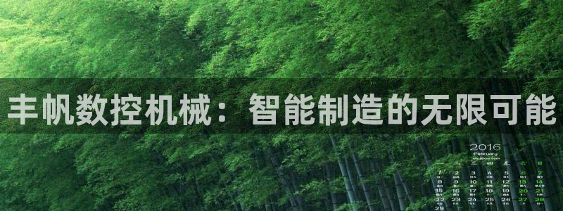 天辰娱乐游戏:丰帆数控机械:智能制造的无限可能