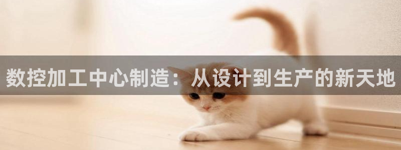 天辰娱乐解封：数控加工中心制造：从设计到生产的新天地
