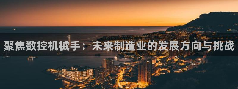 天辰娱乐挂机：聚焦数控机械手：未来制造业的发展方向与挑战